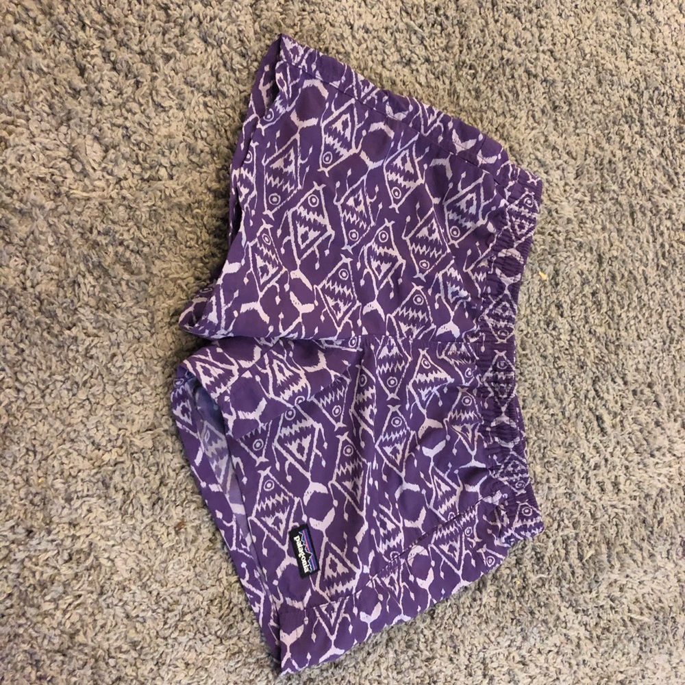 Kids size XL purple Patagonia shorts